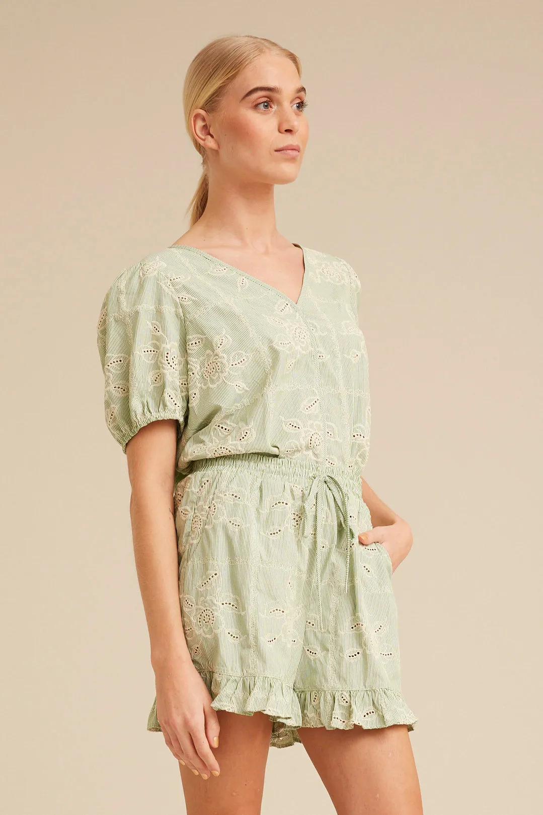Ditte shorts - Green