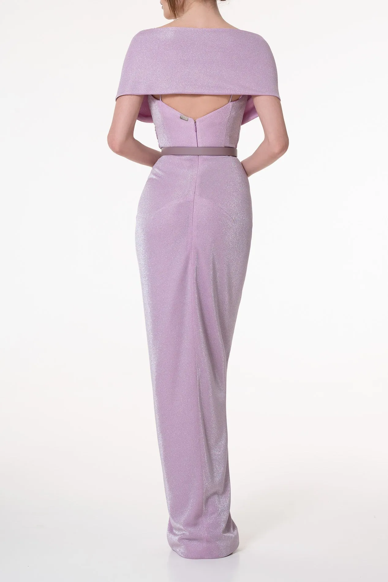Levana Orchid Jersey Long Dress